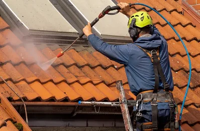 Démoussage et hydrofuge de toiture à Rhuis